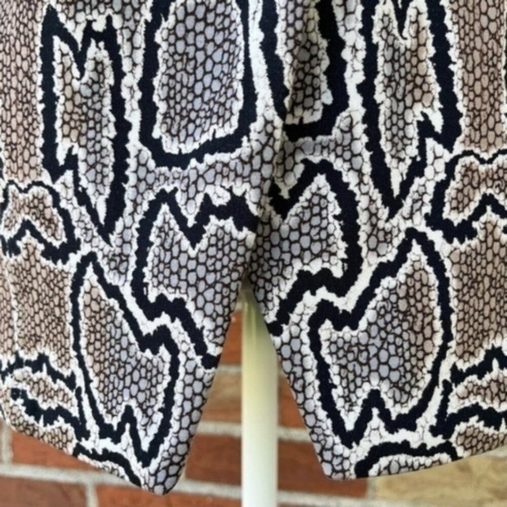 Cabi Python Snake Print Double Breasted Black Bro… - image 5